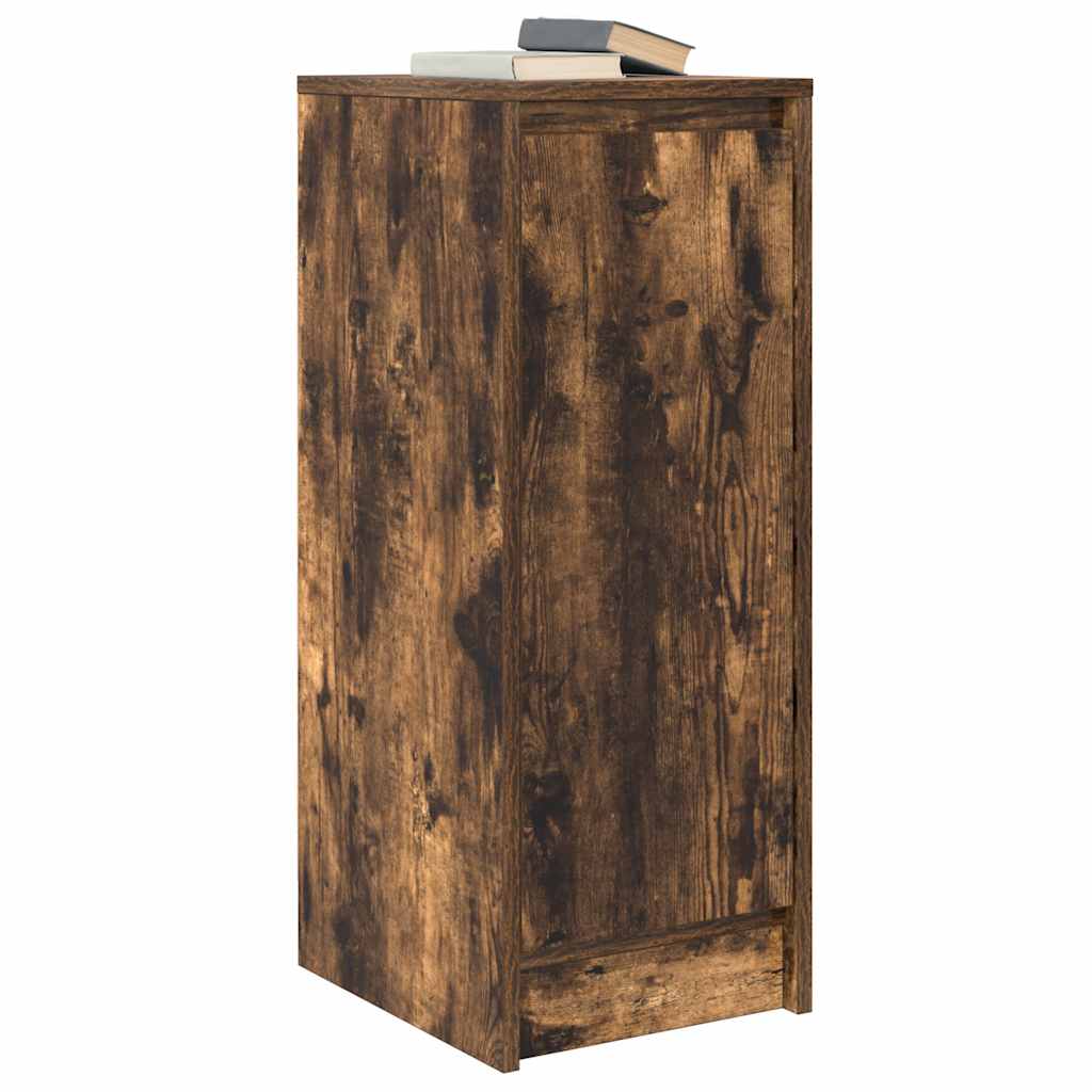 Sideboard Smoked Oak 29.5x34x76 cm Engineered Wood