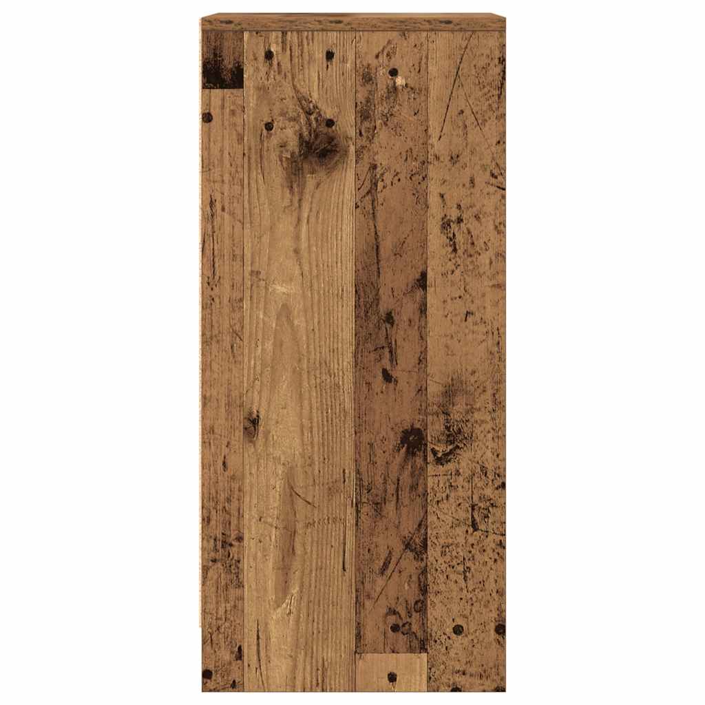 Sideboard Old Wood 29.5x34x76 cm Engineered Wood