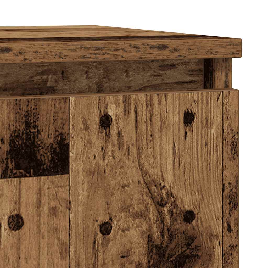 Sideboard Old Wood 29.5x34x76 cm Engineered Wood
