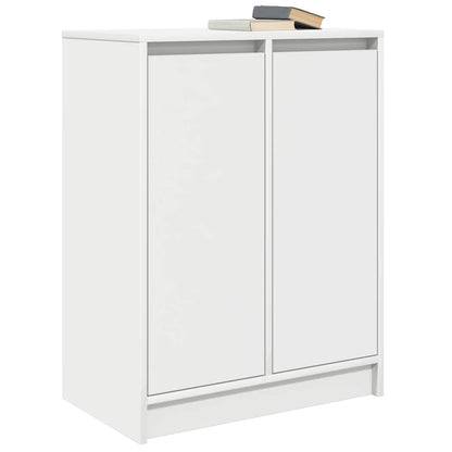 Sideboard White 57x34x76 cm Engineered Wood