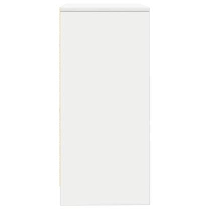 Sideboard White 57x34x76 cm Engineered Wood
