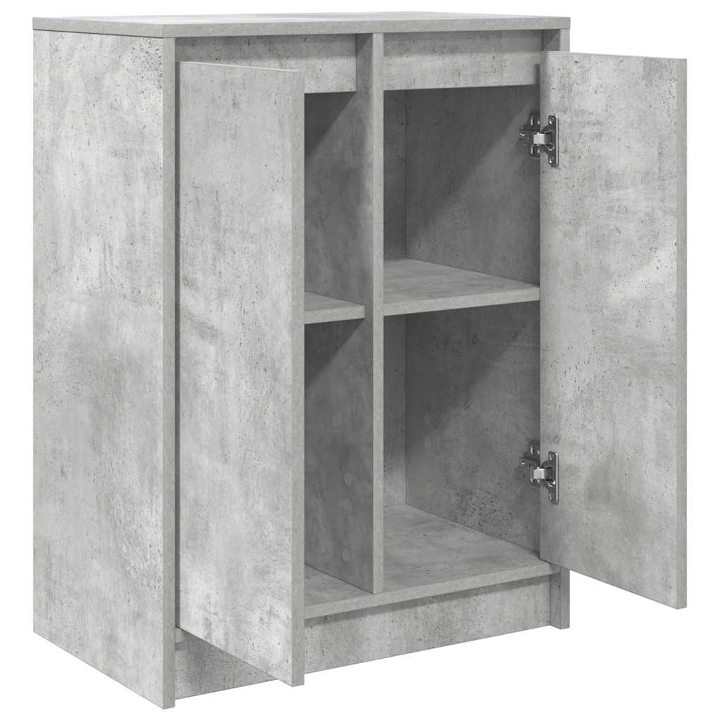 Sideboard Concrete Grey 57x34x76 cm Engineered Wood