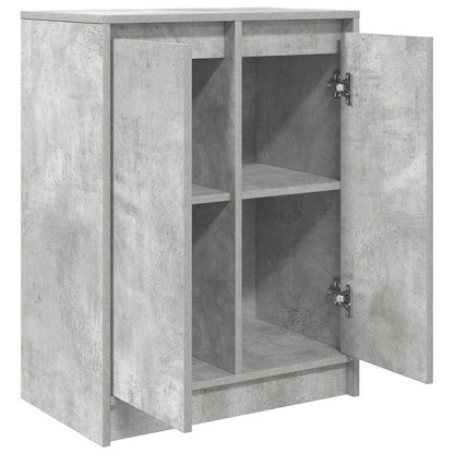 Sideboard Concrete Grey 57x34x76 cm Engineered Wood