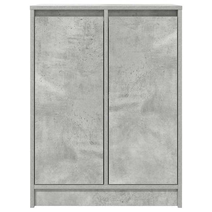 Sideboard Concrete Grey 57x34x76 cm Engineered Wood