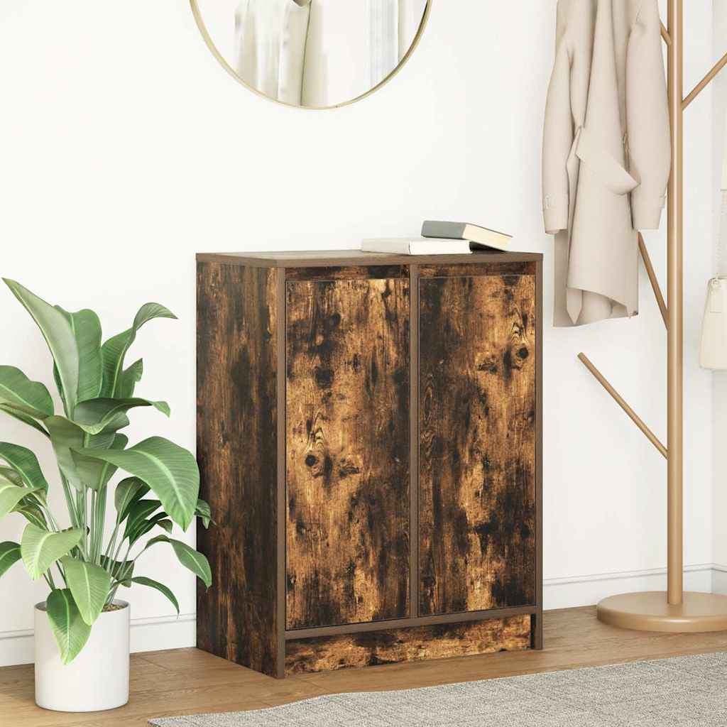 Sideboard Smoked Oak 57x34x76 cm Engineered Wood