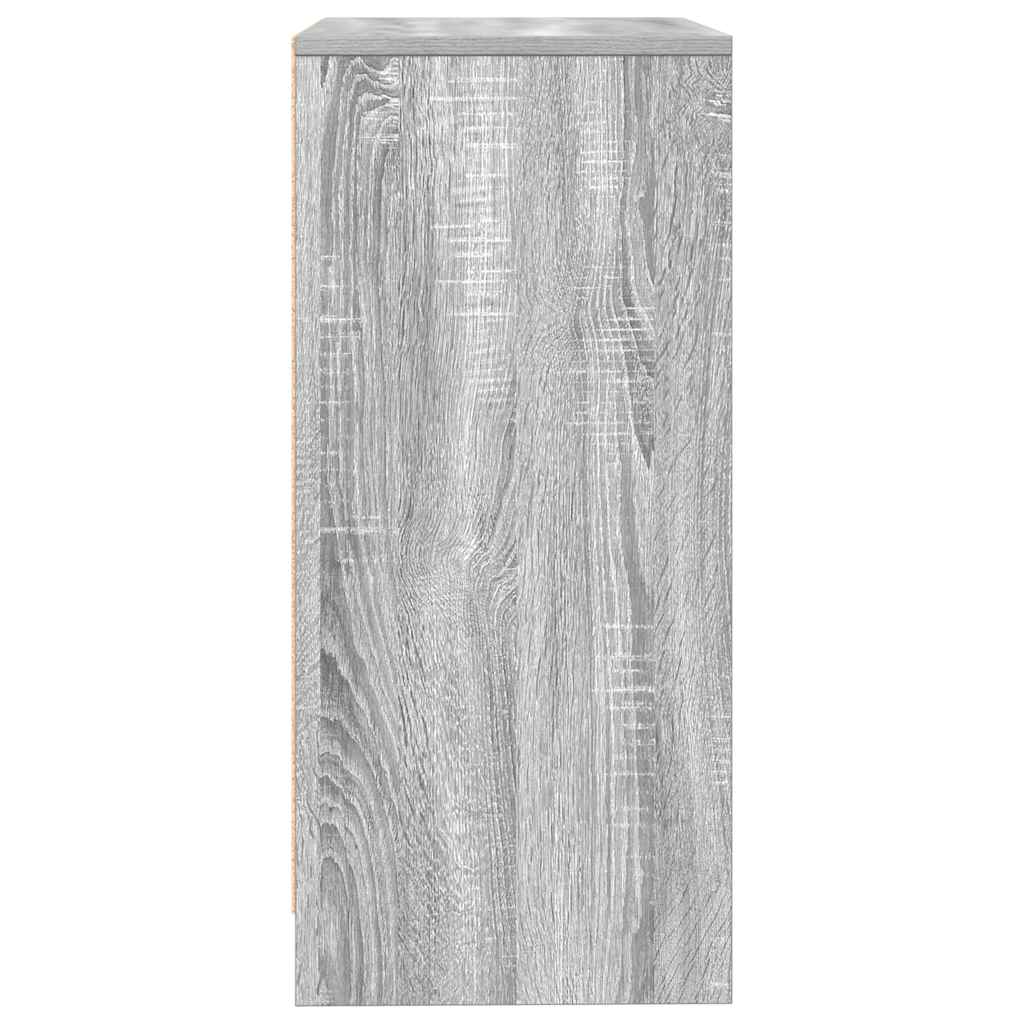 Sideboard Grey Sonoma 57x34x76 cm Engineered Wood