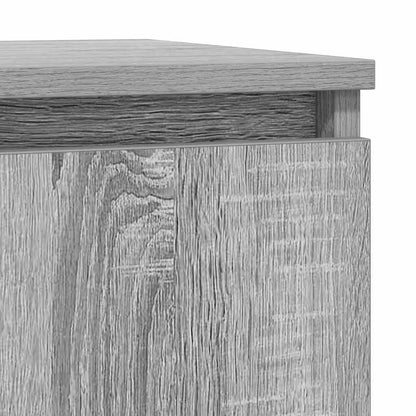 Sideboard Grey Sonoma 57x34x76 cm Engineered Wood