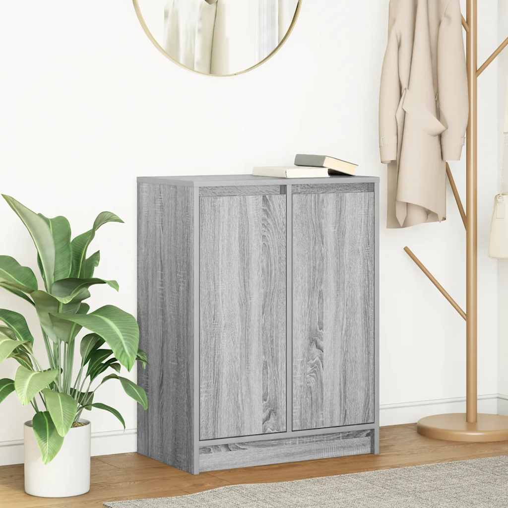 Sideboard Grey Sonoma 57x34x76 cm Engineered Wood