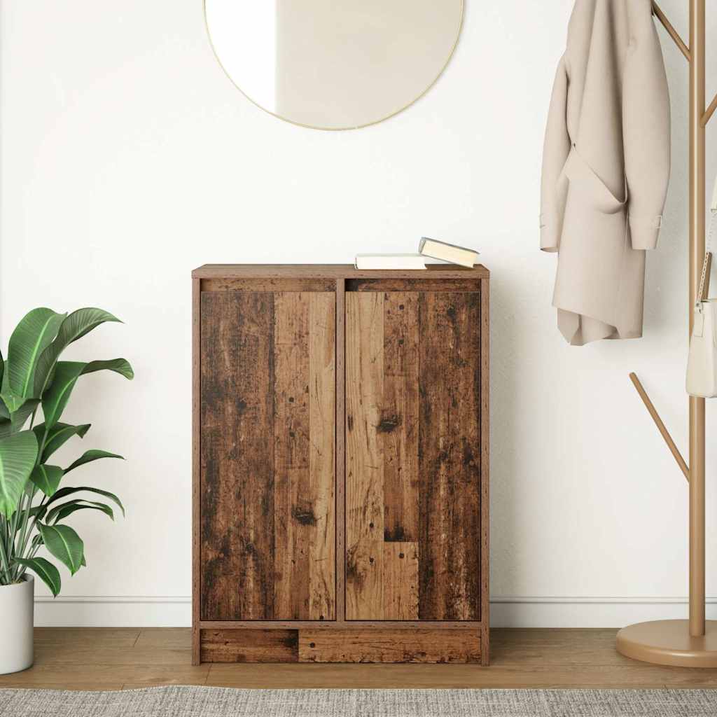 Sideboard Old Wood 57x34x76 cm Engineered Wood