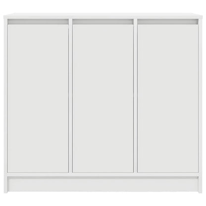 Sideboard White 85x34x76 cm Engineered Wood