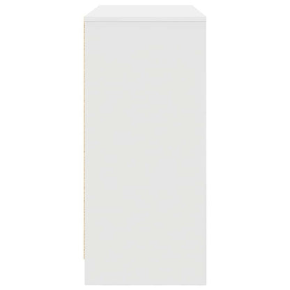 Sideboard White 85x34x76 cm Engineered Wood