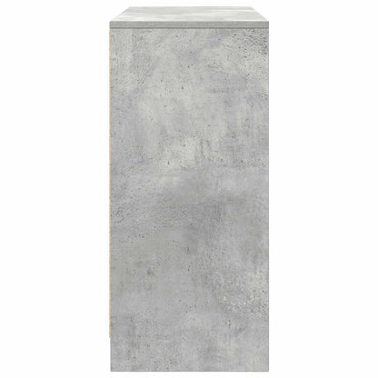 Sideboard Concrete Grey 85x34x76 cm Engineered Wood