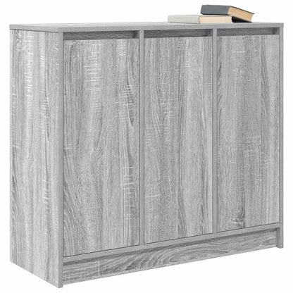 Sideboard Grey Sonoma 85x34x76 cm Engineered Wood
