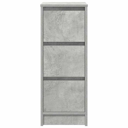 Sideboard Concrete Grey 29.5x34x76 cm Engineered Wood