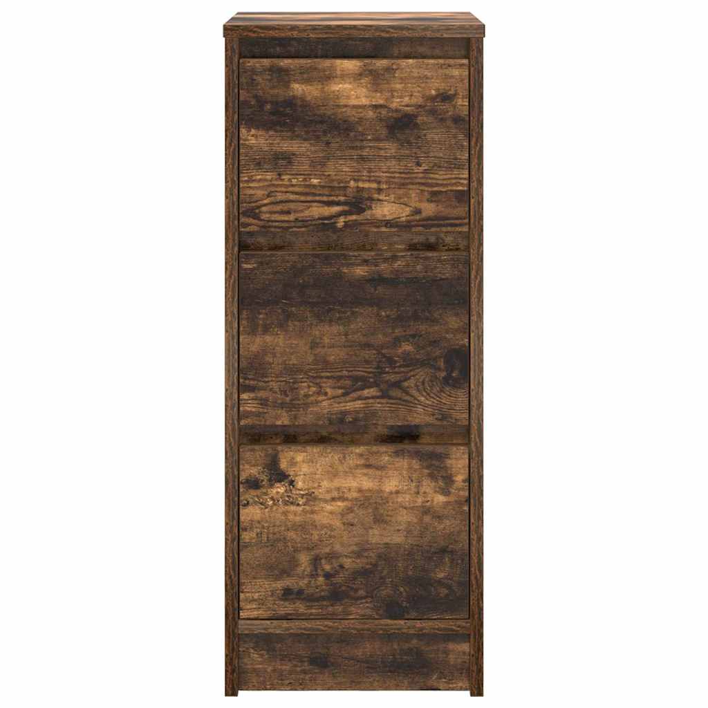 Sideboard Smoked Oak 29.5x34x76 cm Engineered Wood