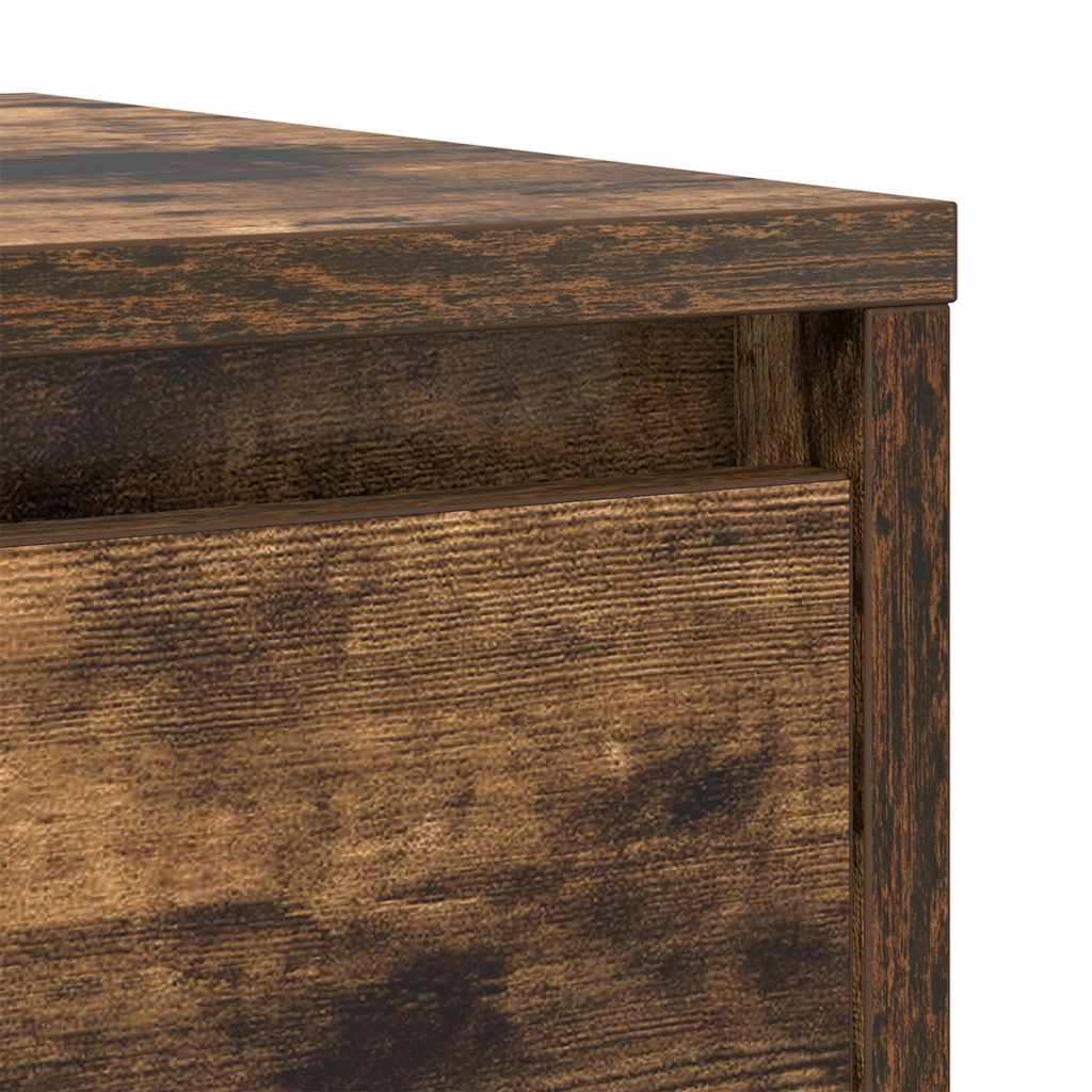 Sideboard Smoked Oak 29.5x34x76 cm Engineered Wood