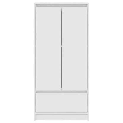 Cabinet with Drawer White 55.5x34x119.5 cm Engineered Wood