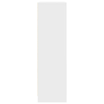 Cabinet with Drawer White 55.5x34x119.5 cm Engineered Wood