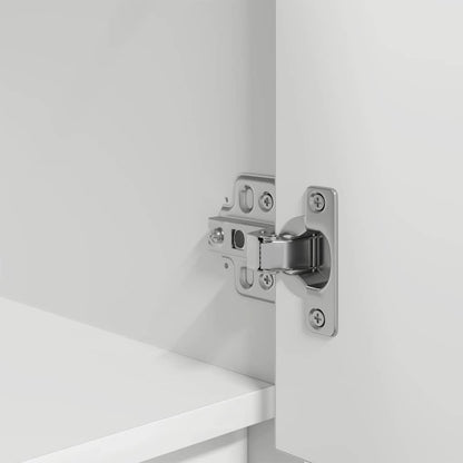 Cabinet with Drawer White 55.5x34x119.5 cm Engineered Wood