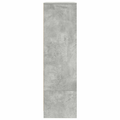 Cabinet with Drawer Concrete Grey 55.5x34x119.5 cm Engineered Wood