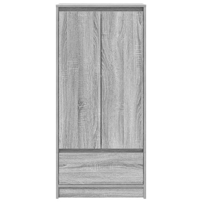 Cabinet with Drawer Grey Sonoma 55.5x34x119.5 cm Engineered Wood