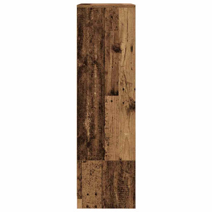 Cabinet with Drawer Old Wood 55.5x34x119.5 cm Engineered Wood