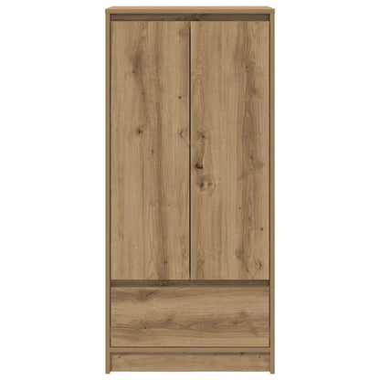 Cabinet with Drawer Artisan Oak 55.5x34x119.5 cm Engineered Wood