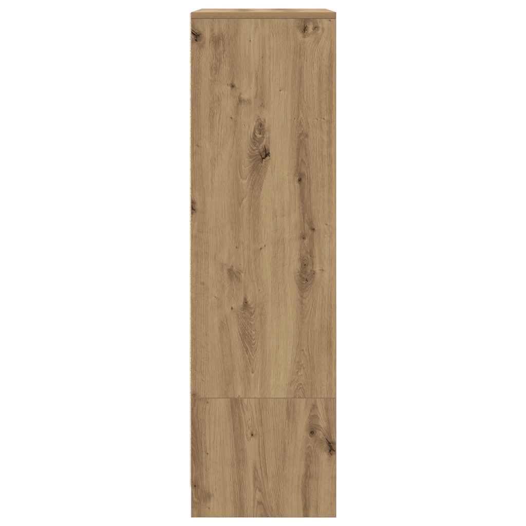 Cabinet with Drawer Artisan Oak 55.5x34x119.5 cm Engineered Wood