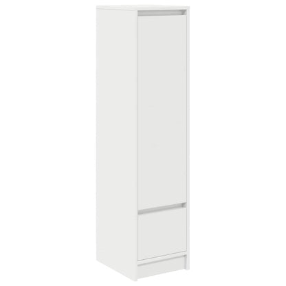 Highboard White 29,5x34x119,5 cm Engineered Wood