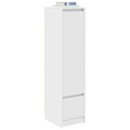 Highboard White 29,5x34x119,5 cm Engineered Wood