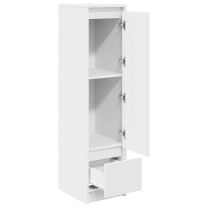 Highboard White 29,5x34x119,5 cm Engineered Wood