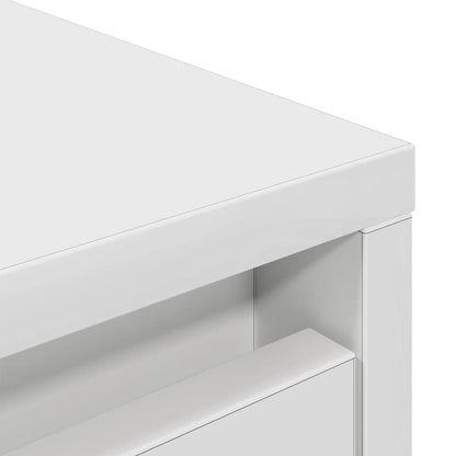 Highboard White 29,5x34x119,5 cm Engineered Wood