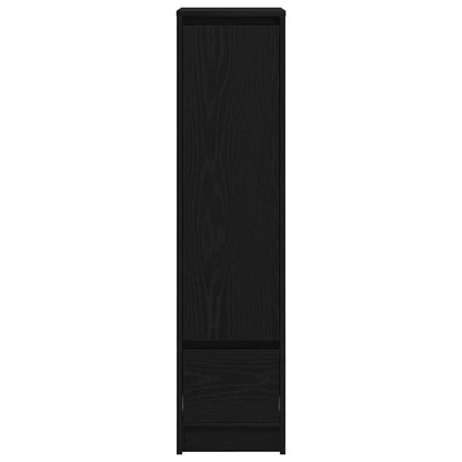 Highboard Black Oak 29,5x34x119,5 cm Engineered Wood