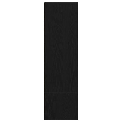 Highboard Black Oak 29,5x34x119,5 cm Engineered Wood