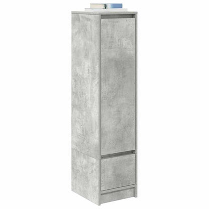 Highboard Concrete Grey 29.5x34x119.5 cm Engineered Wood