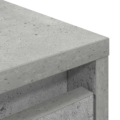 Highboard Concrete Grey 29,5x34x119,5 cm Engineered Wood