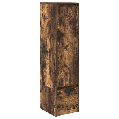 Highboard Smoked Oak 29.5x34x119.5 cm Engineered Wood