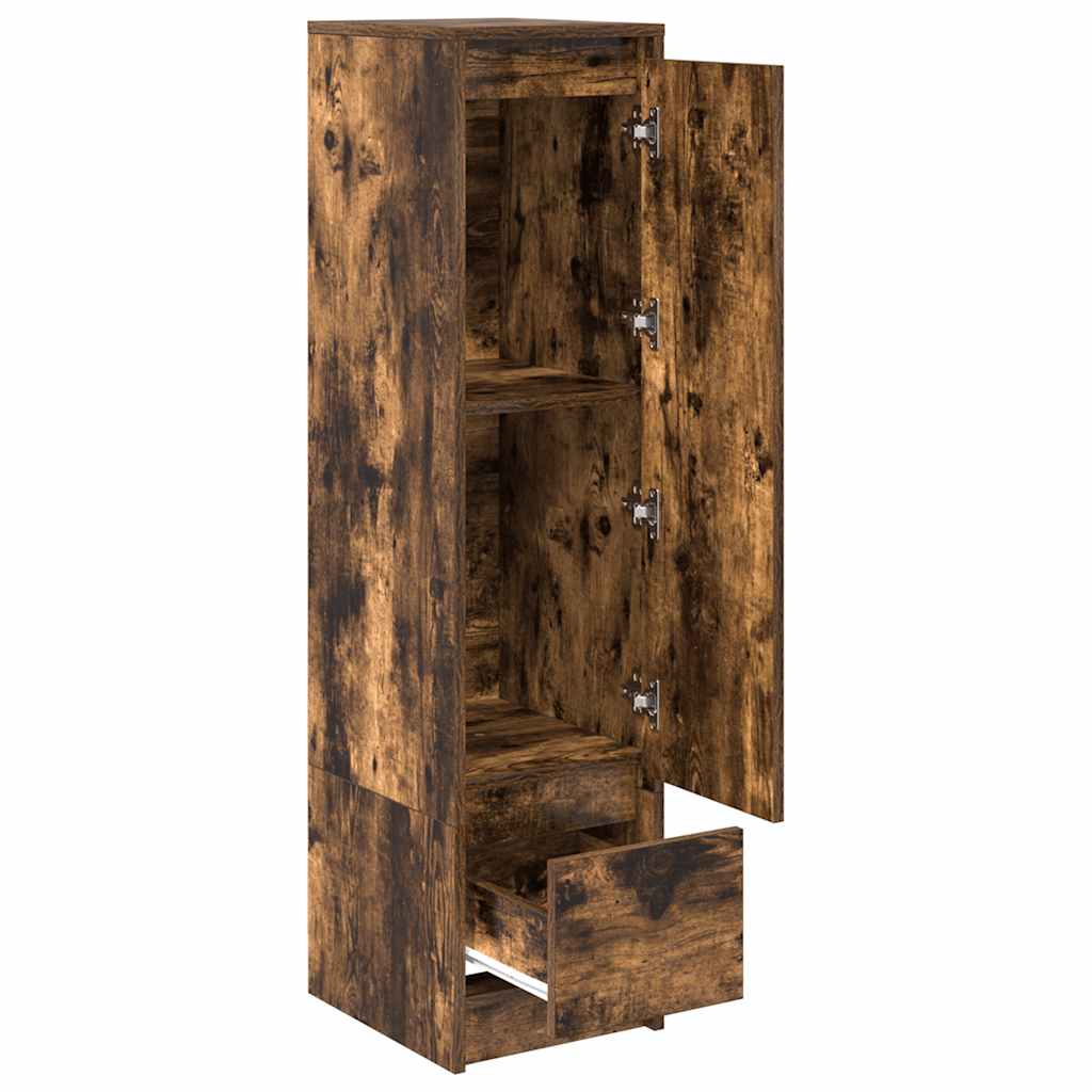 Highboard Smoked Oak 29,5x34x119,5 cm Engineered Wood