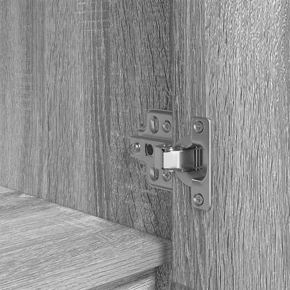 Highboard Grey Sonoma 29,5x34x119,5 cm Engineered Wood
