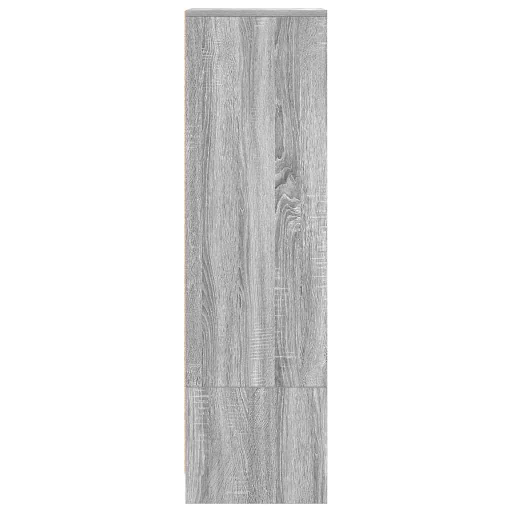 Highboard Grey Sonoma 29.5x34x119.5 cm Engineered Wood