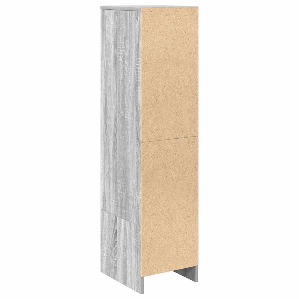 Highboard Grey Sonoma 29.5x34x119.5 cm Engineered Wood