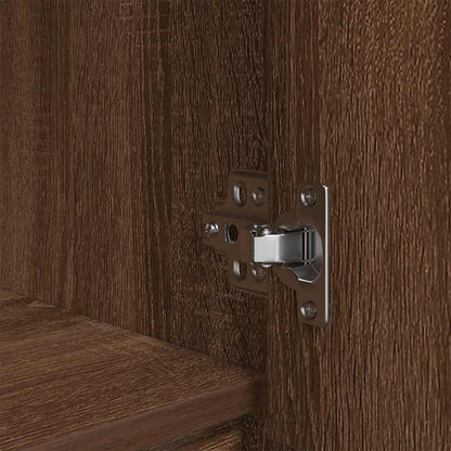 Highboard Brown Oak 29,5x34x119,5 cm Engineered Wood