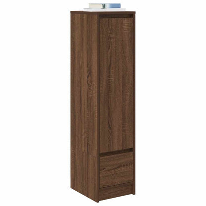 Highboard Brown Oak 29.5x34x119.5 cm Engineered Wood