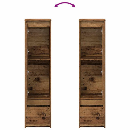Highboard Old Wood 29.5x34x119.5 cm Engineered Wood