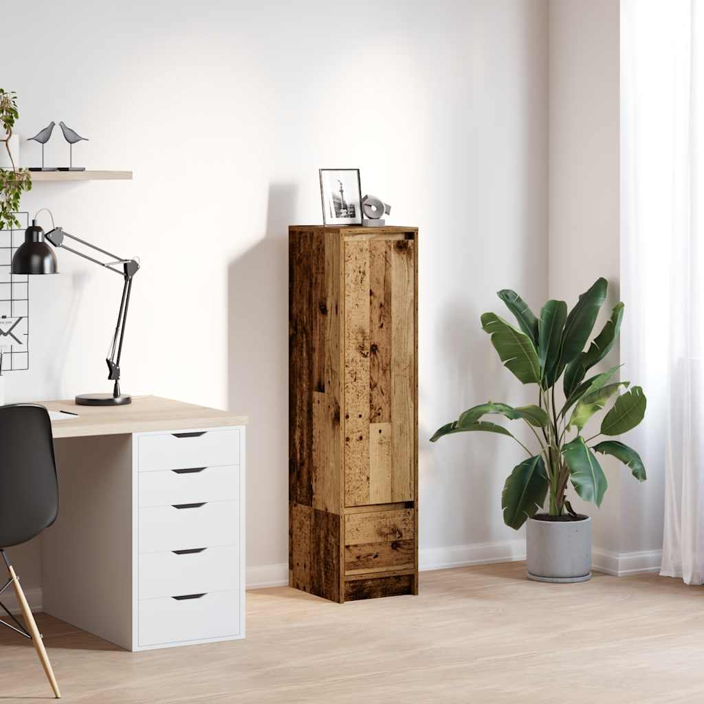 Highboard Old Wood 29.5x34x119.5 cm Engineered Wood