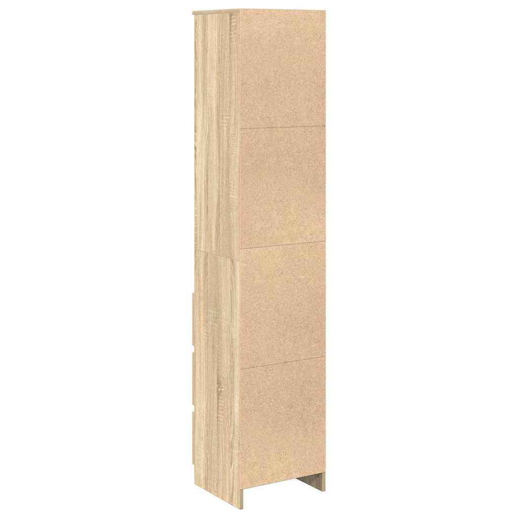 Highboard Sonoma Oak 37.5x35x180 cm Engineered Wood
