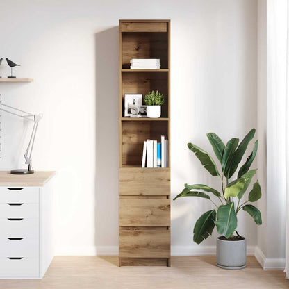 Highboard Artisan Oak 37.5x35x180 cm Engineered Wood