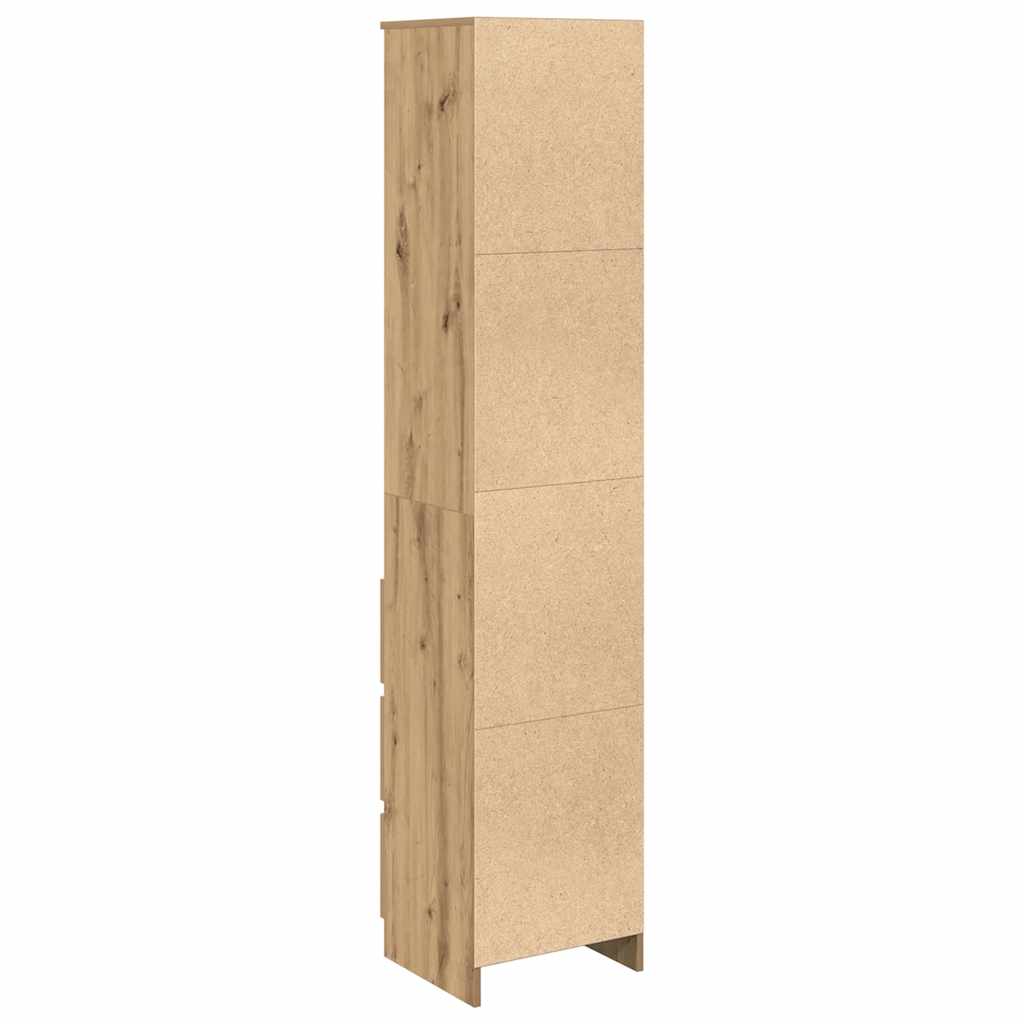 Highboard Artisan Oak 37.5x35x180 cm Engineered Wood