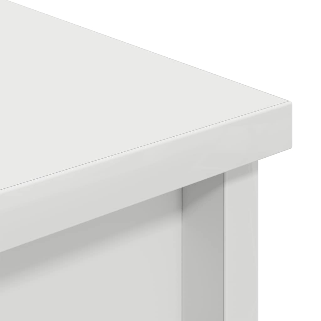 Highboard White 37.5x35x180 cm Engineered Wood