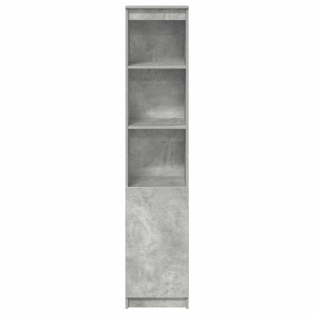Highboard Concrete Grey 37.5x35x180 cm Engineered Wood